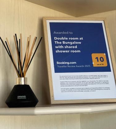 Double room at The Bungalow with shared shower room