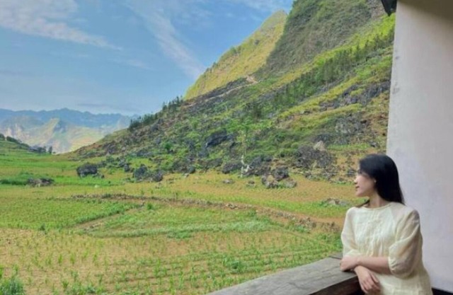 Double Room with Mountain View - O'Chau Meo Vac Homestay