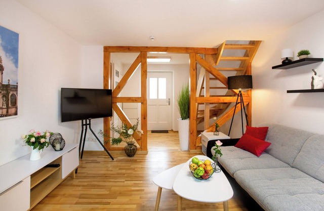 ‘Experience a relaxing time in the Wohnperle Carré Charlott 2 in Pulsnitz!’