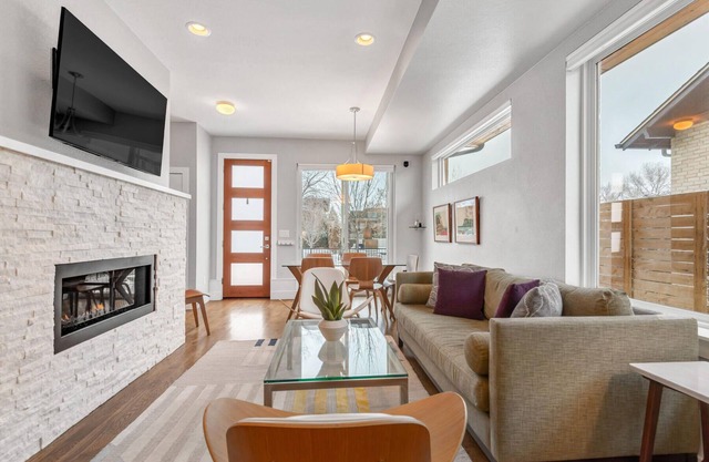 Exquisite Luxury Cherry Creek Mid Century Modern Townhouse with Rooftop Deck!