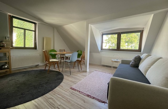 Family apartment in the quiet rear building near the Red Bull Arena