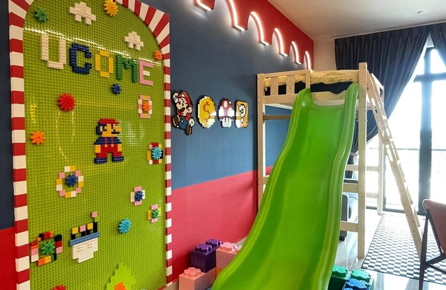 Family-Friendly Home with Slide & LEGO Play Area