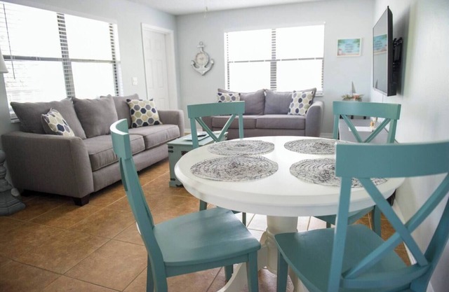 Family reunion? Girls' Trip? Small wedding? This pool property is the perfect spot- right across the street from the beach with a pool!