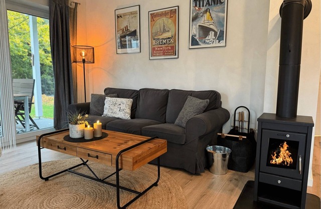 Favorite place near the Baltic Sea - family-friendly wooden house with sunny garden