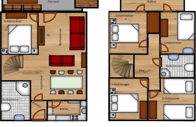 Ferienhaus für 9 Gäste mit 100m² in Kirchheim