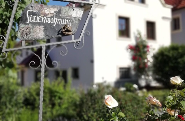 Ferienhof Gräfe - Apartment "Kräuterstübchen" with fireplace, pool & sauna