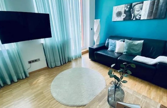 Ferienwohnung Blau mit Balkon - Villa Geisenhof