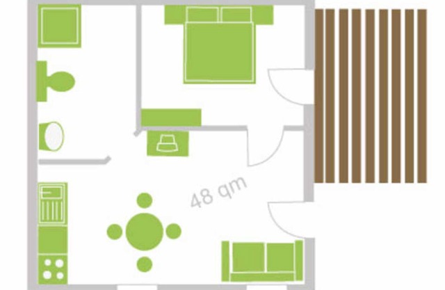 Ferienwohnung 4 - 48qm - Weichaer Hof FBS Sonja Fritsch & Hagen Schmidt GbR