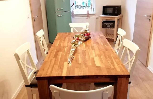 FeWo im Lehm-Fachwerkhaus Erfurt mit 3 einzelnen Schlafzimmern je mit TV