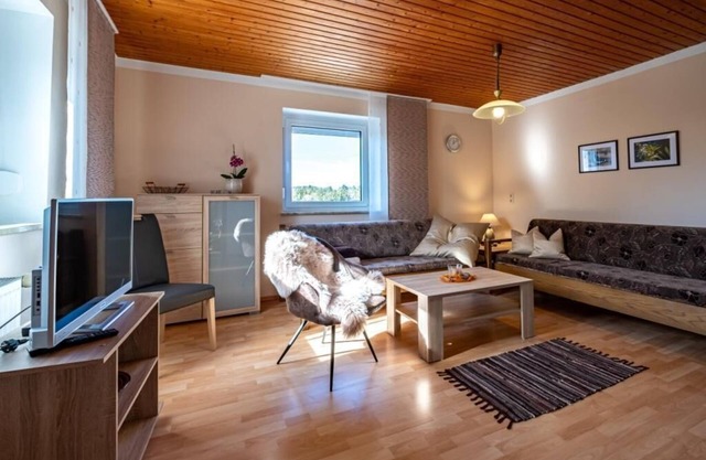 FeWo Weißensteinblick | Ebenerdige 2-Raum FeWo mit 40qm mit einer Terrasse