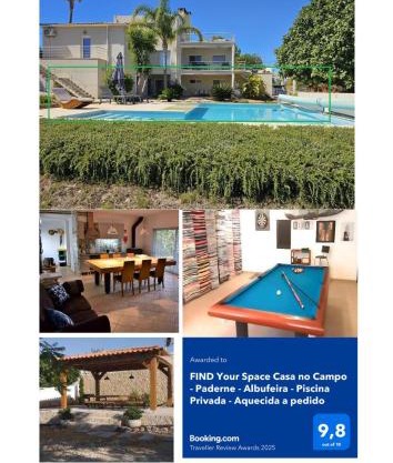 FIND Your Space Casa no Campo - Paderne - Albufeira - Piscina Privada - Aquecida a pedido