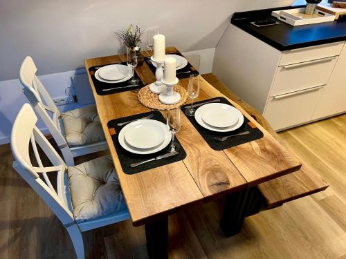 Finnhütten am Storkower See in Brandenburg