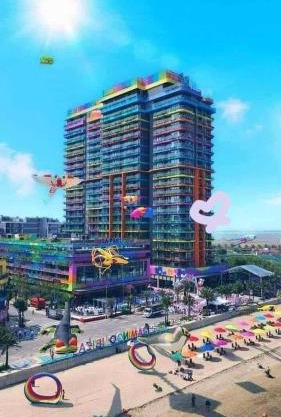 Flamingo Ibiza Hải Tiến, Căn 2 phòng ngủ view trực diện biển tiêu chuẩn 4NL 2TE