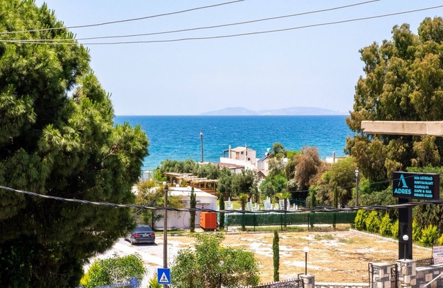 Flat w Sea View Terrace 1 min to Beach in Didim