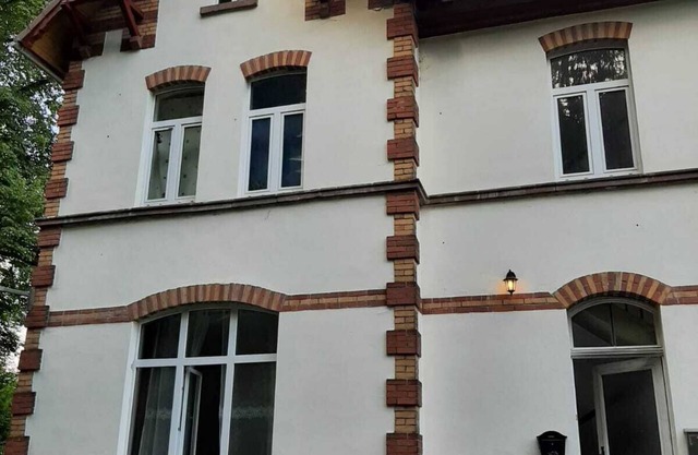 Freshly renovated former railroad station, detached and special