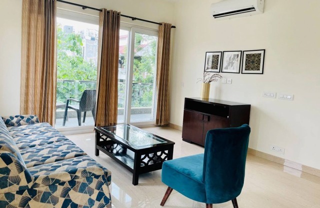 Fully Furnished One Bedroom Apartment with Hall, Kitchen and Balcony-Cyber City