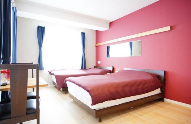 Furushima 202 2 double beds with kitchen washing/Naha Okinawa