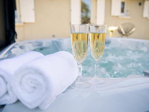 Gîte charmant au cœur des vignobles avec spa et jardin - FR-1-489-513