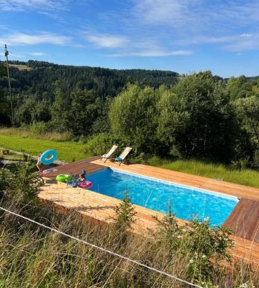 Góralskie domy w Łostówce