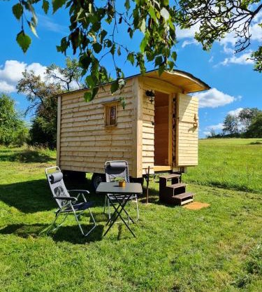 Gemütlicher Schäferwagen im Grünen-Schäferwagen 44