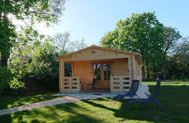 Gite chalet in Périgord Noir with swimming pool and Finnish sauna