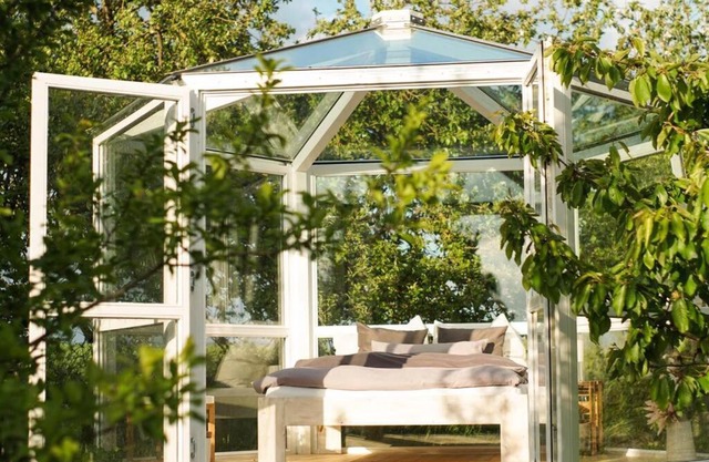 Glashaus Sternblick, Schlafen unterm Sternenhimmel