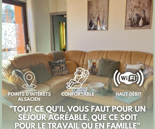 Grand appartement au cœur de la région alsacienne
