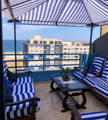 Grand appart avec vue sur mer