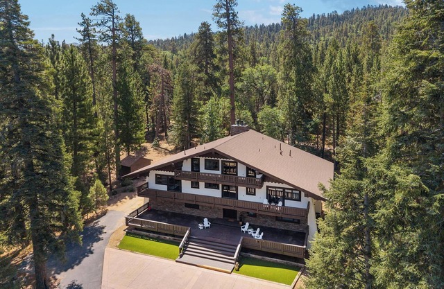 Grand Swiss: Extraordinary Secluded Chalet-Style Estate Nestled on Nearly 3 Acres! Outdoor Hot Tub! Movie Theater! Game Room!