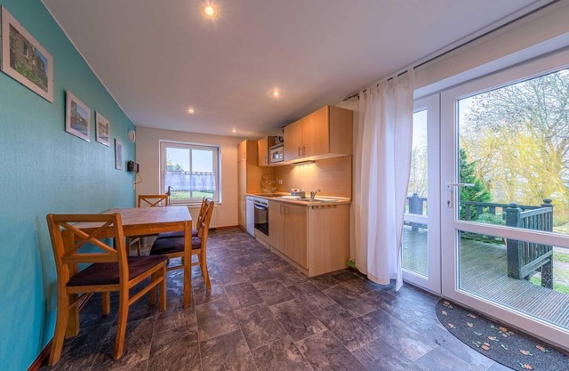 Gray heron vacation apartment in the old barn in Loppin