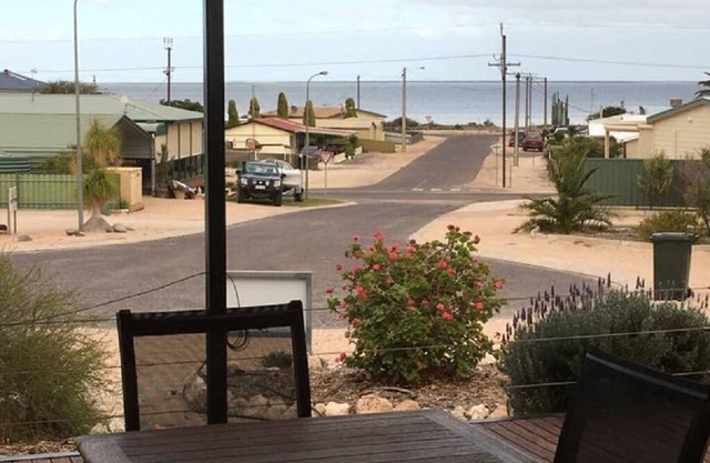 Great ocean views from spacious entertaining deck