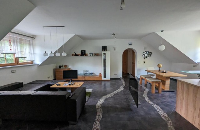 Große Wohnung im grünen.