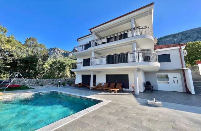 Group holiday villa with pool