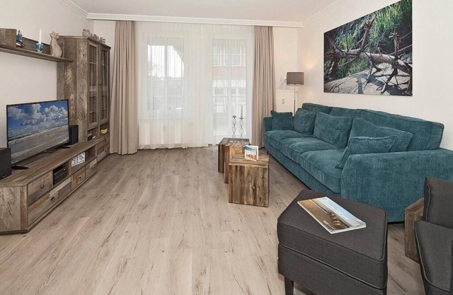 Hübsche Ferienwohnung mit Balkon und Blick ins Grüne Zwischen Meer und See