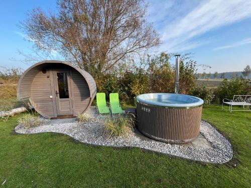 Hafenhaus Panoramablick mit Sauna & Whirlpool