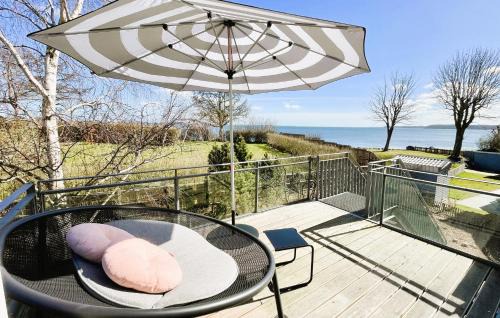 Haifischsieben, Wow-Haus mit Meerblick, Sauna und Kamin