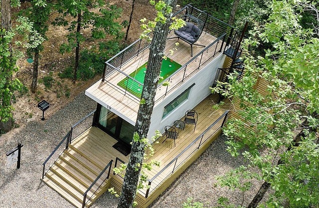 HIGH LUXE Tiny Cabin|Believe in Miracles|Outdoor Soaker Tub|