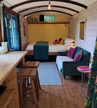 Hilltop Train Carriage with a View