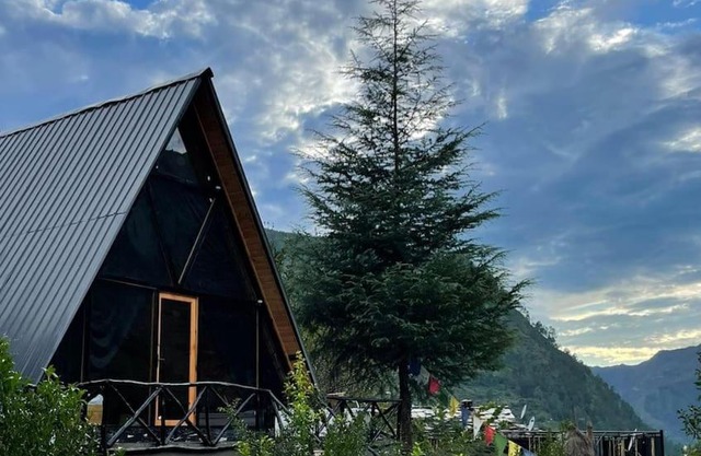 Himalayan Manor A-Frame House