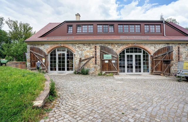 Holiday Home 'Apfelscheune Cannewitz with Private Pool, Garden and Wi-Fi