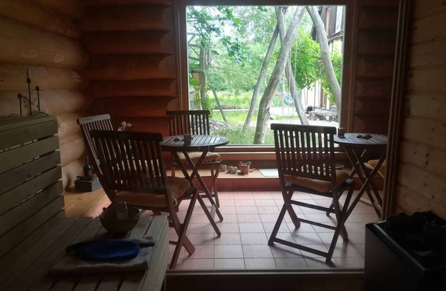 Holiday home Clay house with natural bathing pond