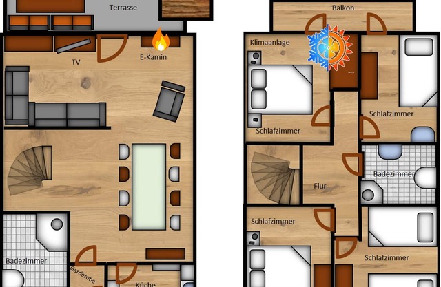 Holiday house near Anne (sauna, forest, lake)