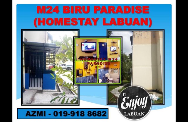 HOMESTAY BIRU BLOK M24 VVIP GROUND FLOOR TAMAN MUTIARA WP Labuan