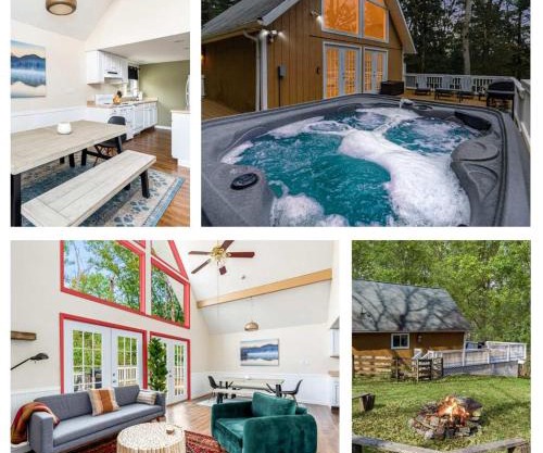 Hot Tub, Fire Pit, Deck, Grill, WiFi, Dog-Friendly