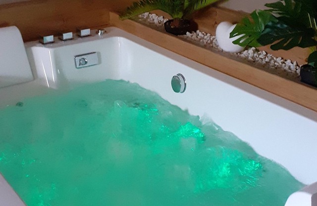 House 2 pers balneotherapy / spa / private jacuzzi near Chablis