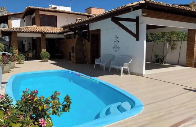 House in a gated community on Sonho Verde beach