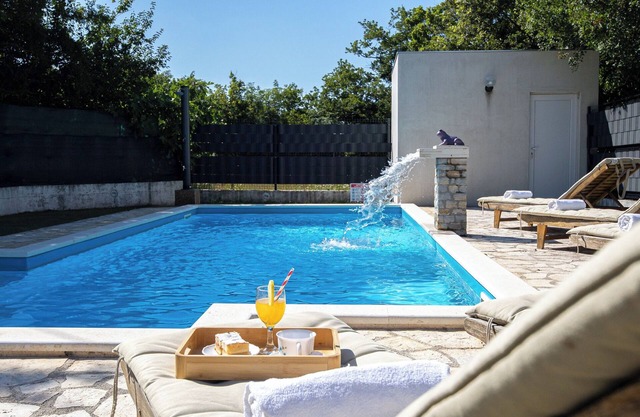 House Runjic w. pool, large garden and playground