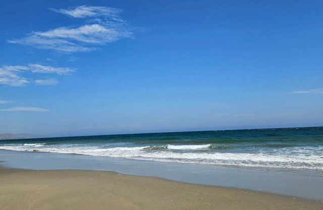 House with a pool on Vichayito´s beach, Mancora, Piura, Peru.