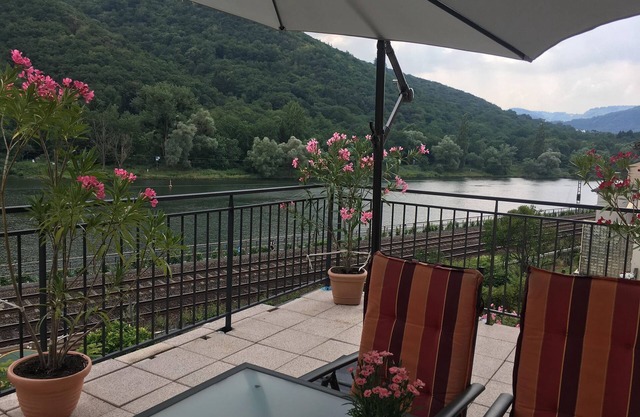 House with Moselblick and beauty salon