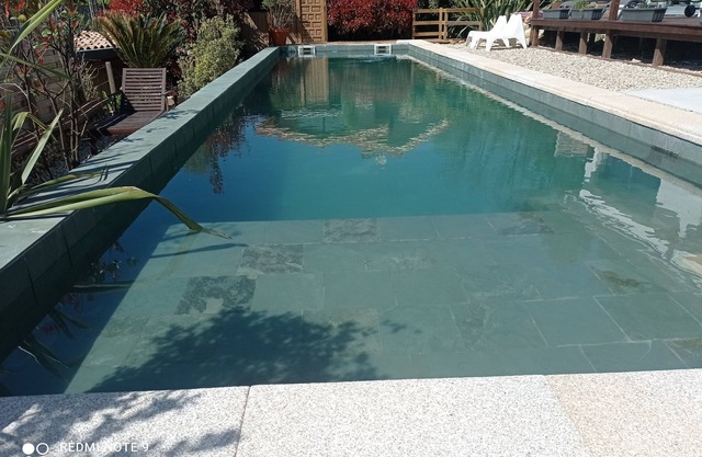 House with pool of 14 m ecological